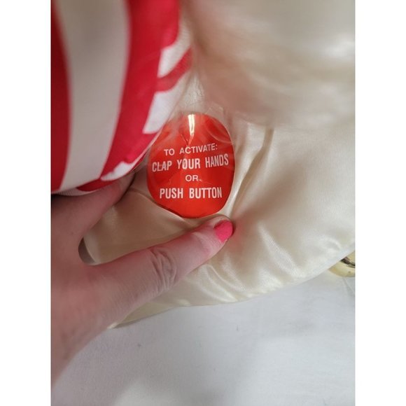 Vintage Snoring Santa Clause Sleeping in Bed Sounds Snores 14” - Picture 6 of 9